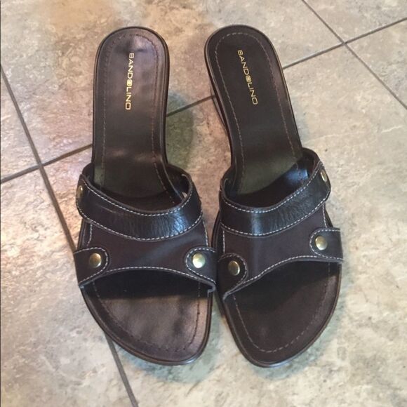 Brown Bandolino sandals sz 8M - Picture 1 of 4